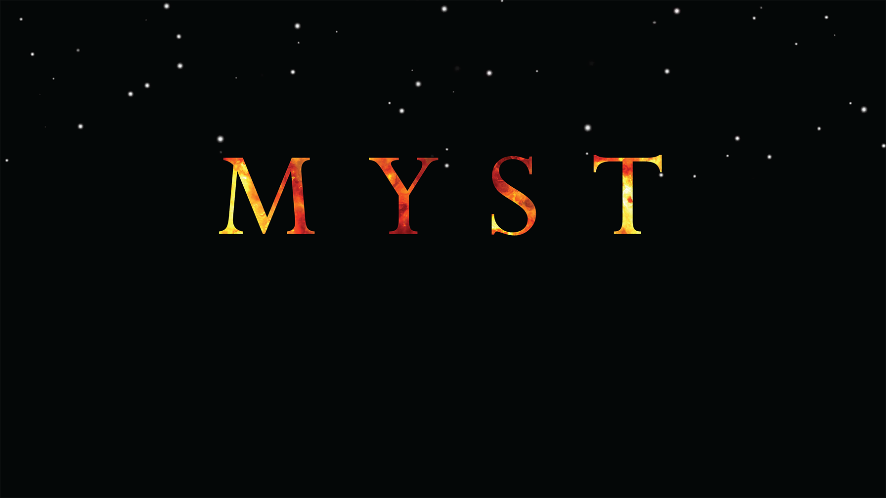 Myst splash screen